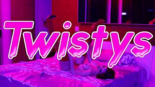 Kira Noir's solo play with her favorite dildo