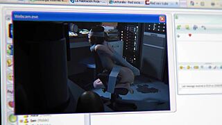 3D animated BDSM with deepthroat and anal sex with a submissive bitch