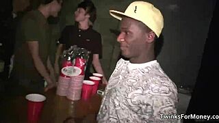 Black horny thugs have gay sex for money with gay boys