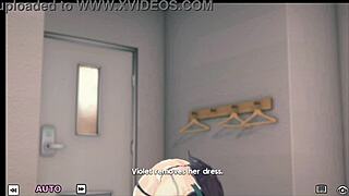 Hentai3D: Special class of harém with Violet