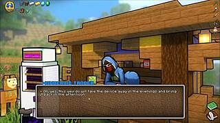 HornyCraft parody: Mrechant's monster cock creampie adventure