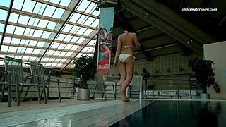 See Alla’s naked body in the hot tub