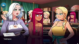 Beautiful boobs and great gameplay in this anime fetish video