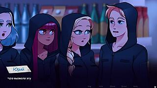 Beautiful boobs and great gameplay in this anime fetish video