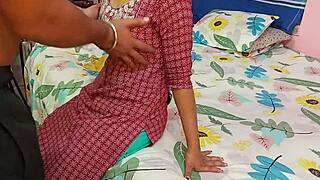 Desi housewife gets her shaved pussy pounded by friend