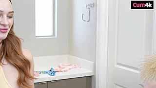 Harley love gives a good blowjob to a big cock and gets a creampie in return
