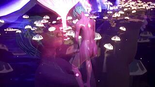 A beautiful pink fairy who grants his every wish
