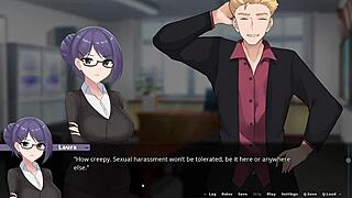 Asian game features big tits and big cock action