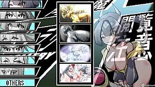3D animated anime babes get banged hard in group session