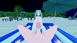 Hatsune Miku in intense 3D hentai action - Project Sekai