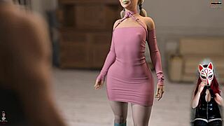 Big tits and toys, a cartoon adventure