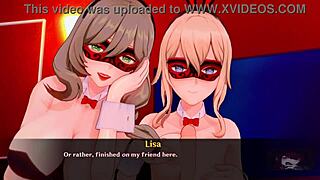 Roleplay game with Jean in animated porn gallery