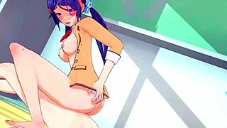 Mita's schoolroom gets wild with hardcore 3D hentai