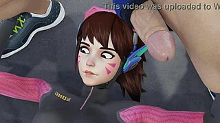 D, a personal trainer at the gym, gets into an anime-style sexual adventure