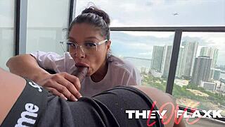 Selena Blaze has her hands full with two large ejaculations from a BBC callerman