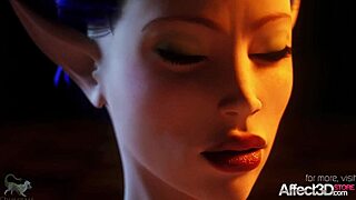 Beautiful women with great assets in a 3D animated porn compilation with an elf theme