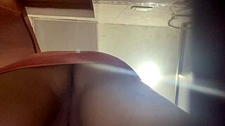 Beautiful Latina in lingerie in homemade video