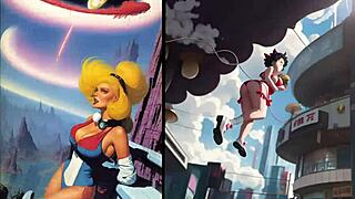 Marilyn Monroe in anime-style adult video with music by Singularity