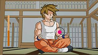 Dragon Girl X - Android 18 and Ranfan in action