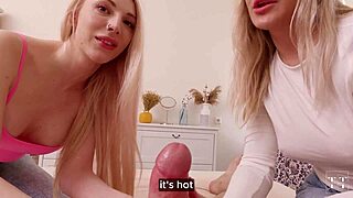 Horny blonde gets rimmed and jizz on herself