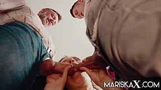 Mariskax and Olga in a doctor’s office in a hot scene