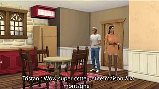 A family’s weekend getaway in The Sims 4: Family Edition