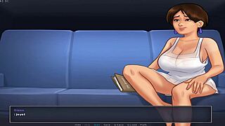 Steamy anime game with a beautiful girl and a hot guy