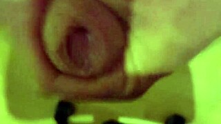 Muscular man masturbates for women’s pleasure