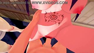 Experience a 3D threesome with Naruto, Tsunade, and Kushina
