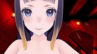 Minato Aqua and Ninomae Ina's steamy sex - POV