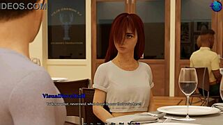 3D animated game with sexy principal and otter