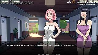 3D animated Naruto game with hot threesome action