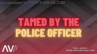 Police officer's chastity cage training of a male gay audio story