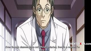 Uncensored teacher seduces naive lesbian students in class