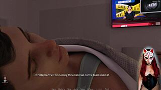 Steamy gameplay with a MILF in a corset and big tits