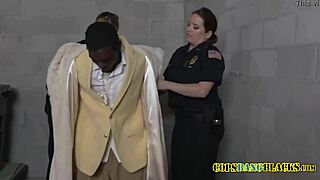 Full movie of dirty-mouthed MILF cops and interracial action