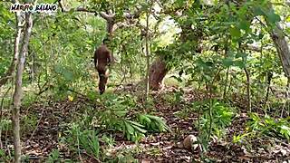 Beautiful BBW Eva and Ad O in hot anal scene in the paradise of anal sex