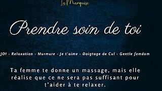 Only women take care of you: French dirty talking JOI with a blowjob