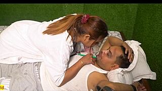 Beautiful Indian doctor's secret affair with patient in hospital room