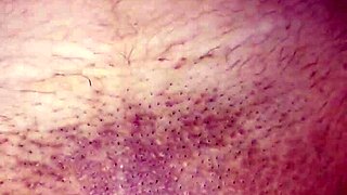Cumshot on the belly of an Indonesian hijab girl goes viral