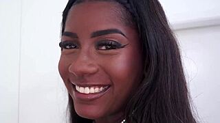 Hot Brazilian ebony Jenny Pretinha in intense anal action