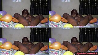 Uncle helps his young and tight pussy lover in more ways