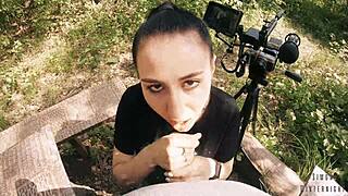 Yo, pro blowjob pov in the middle of nowhere with my girl! Nature’s wild. 🍃