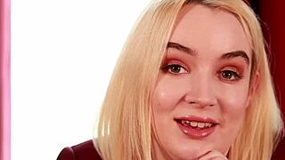 british student flashes curvy body in upskirt lingerie at wild party scene