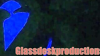 Black-Light Secret Model Caught in Backstage Oral Action on Hidden Cam