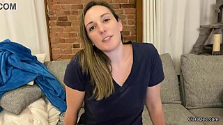 panty-wearing clara dee guides with sph in a teasing session