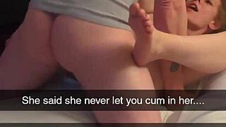 Cheating milf wife bred and creampied in wild Snapchat compilation clips
