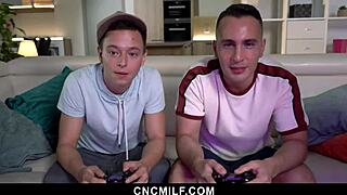 Unbelievable! Lucky Dudes Bang Two Hot Stepmothers Anytime - CNCMilf!