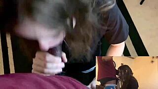 my lesbian best friend sucks cock just for a place to crash, wild stuff! 😲