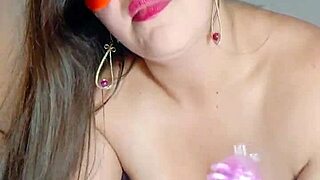 Unfaithful wife masturbates for her husband's boss with daring exposure